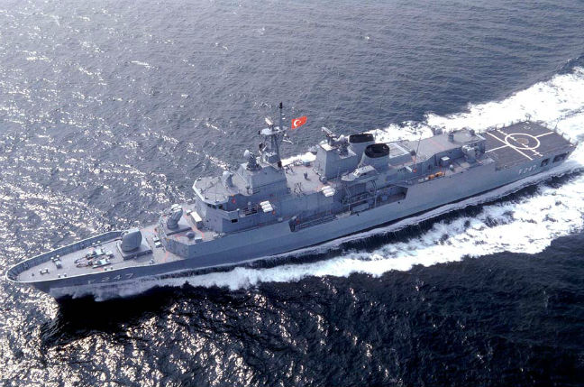 Τουρκικό πολεμικό πλοίο στα ελληνικά χωρικά ύδατα