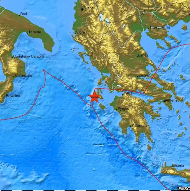 Σεισμός 3,7 ρίχτερ στην Κεφαλονιά
