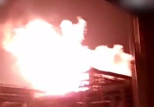 Νέο βίντεο από την έκρηξη στο εργοστάσιο χημικών στην Κίνα
