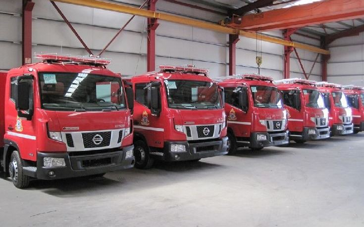 Έξι νέα πυροσβεστικά οχήματα για τα Επτάνησα