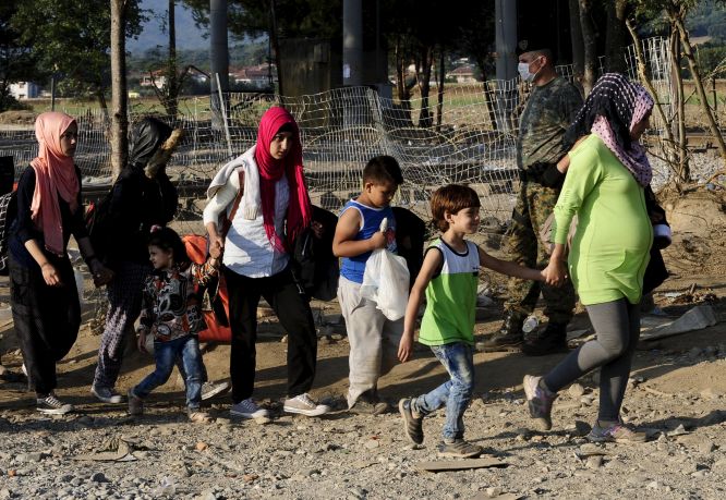 Από τη Συρία οκτώ στους δέκα πρόσφυγες που φτάνουν στην ΠΓΔΜ