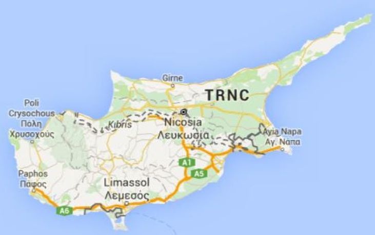 Το Google Maps περιλαμβάνει πλέον το ψευδοκράτος της Βόρειας Κύπρου