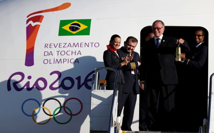 Στη Μπραζίλια έφτασε η Ολυμπιακή Φλόγα
