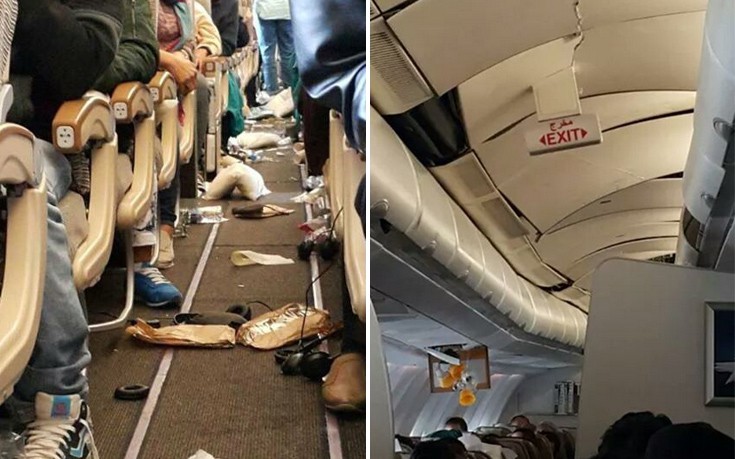 Πανικός στον αέρα με τους επιβάτες να προσεύχονται από τον τρόμο