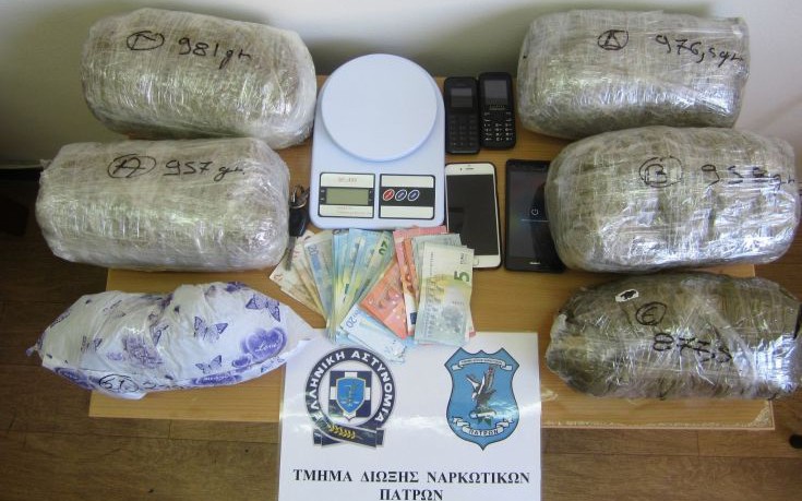 Δύο διακινητές ναρκωτικών συνελήφθησαν στην Πάτρα