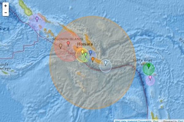 Σεισμός 7,7 ρίχτερ στα νησιά Σολομώντα