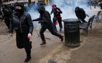 Αποτέλεσμα εικόνας για Ουάσιγκτον: Σκληρές συγκρούσεις αστυνομίας διαδηλωτών