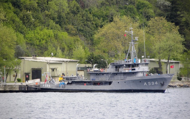 Μεταξύ Χίου και Ικαρίας αρμένισε παράνομα το τουρκικό ερευνητικό σκάφος «Τσουμπουκλού»