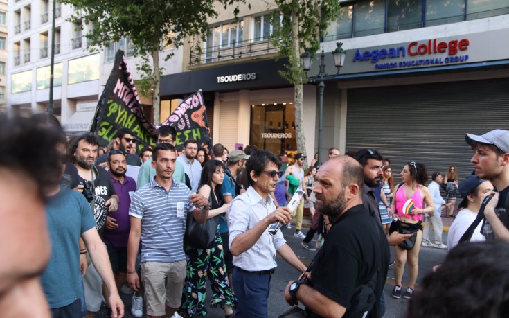 Ένταση στην πορεία του Athens Pride