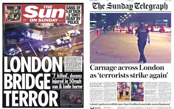 Η τραγωδία του Λονδίνου σε πρωτοσέλιδα βρετανικού και διεθνούς Τύπου