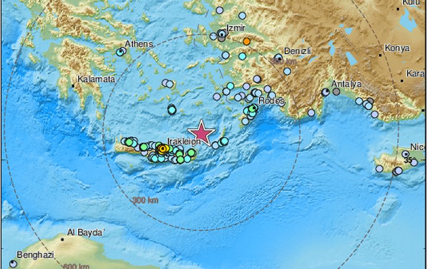 Σεισμός ανάμεσα σε Κρήτη και Κάσο: Τι λέει ο Ευθύμης Λέκκας &#8211; Άκυρη η προειδοποίηση για τσουνάμι
