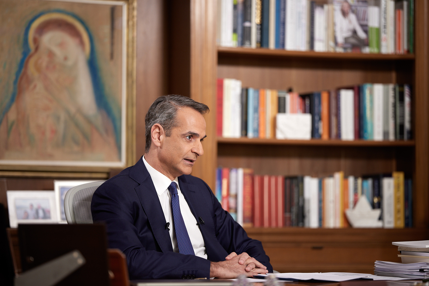 Κυριάκος Μητσοτάκης: Live η συνέντευξη του πρωθυπουργού στην ΕΡΤ