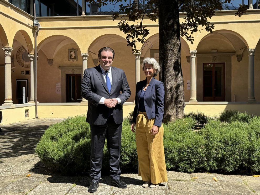 Συνάντηση Πιερρακάκη &#8211; Ναντς: Ολοκληρώθηκε η επίσκεψη στη Φλωρεντία