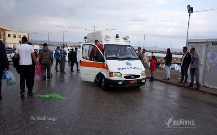 Δύο τραυματίες μετανάστες από τις συμπλοκές στη Χίο