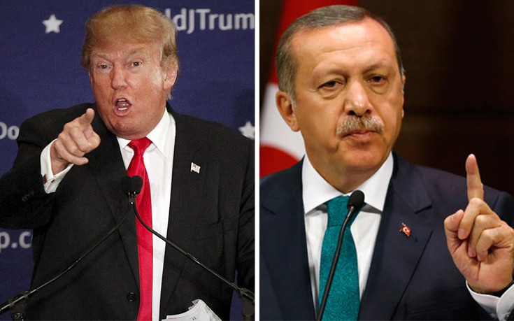 Τηλεφωνική επικοινωνία Τραμπ με Ερντογάν