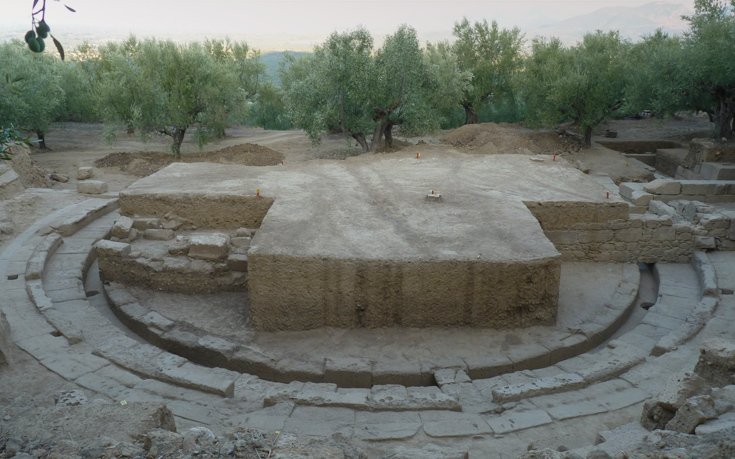 Αποκαλύφθηκε σημαντικό τμήμα του θεάτρου της Αρχαίας Θουρίας στη Μεσσηνία