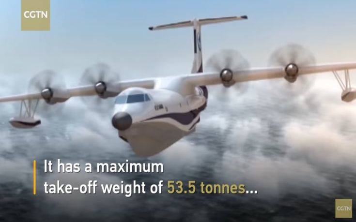 Πρώτη πτήση για το μεγαλύτερο αμφίβιο αεροσκάφος στον κόσμο