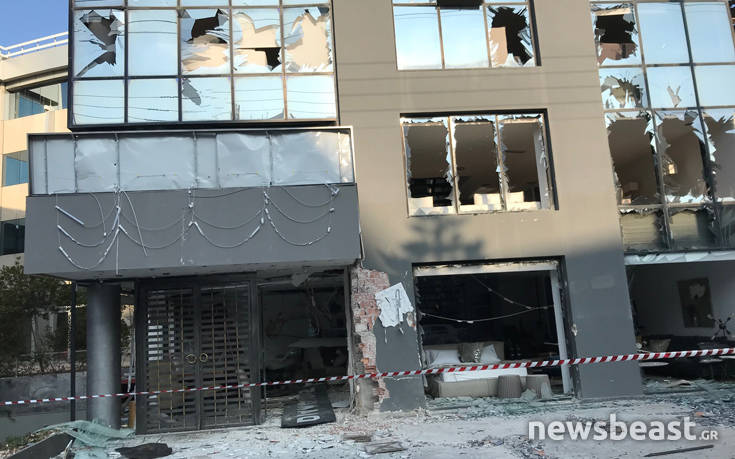 Νέες εικόνες από το κατάστημα που σημειώθηκε έκρηξη στην Κηφισίας