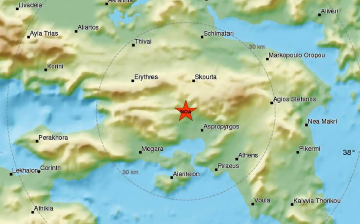 Μεγάλος σεισμός, έγινε πολύ αισθητός στην Αθήνα