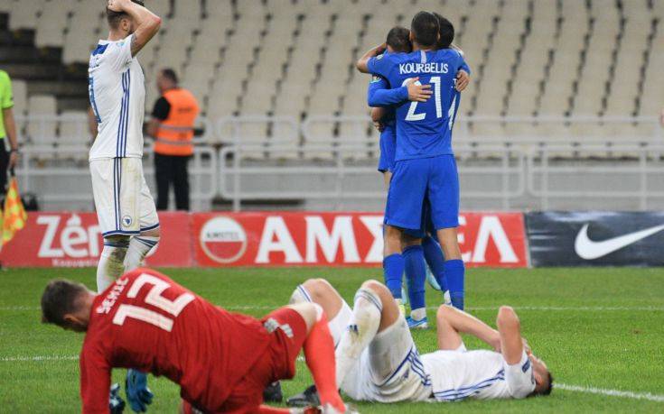 Νίκη γοήτρου για την εθνική με 2-1 τη Βοσνία