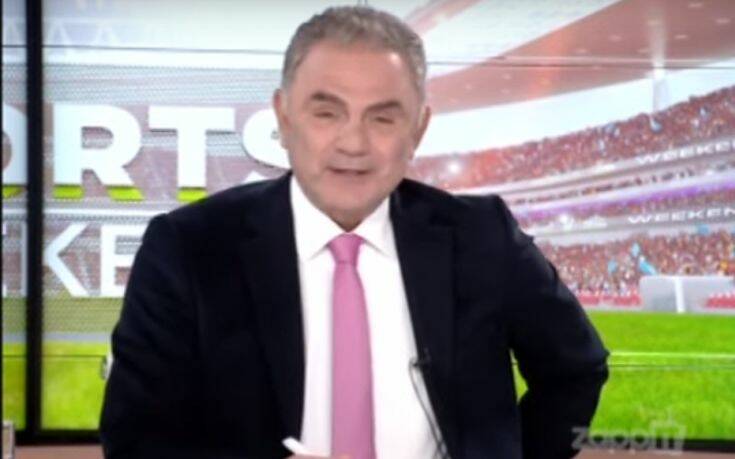 Συγκινήθηκε ο Χρήστος Σωτηρακόπουλος στην πρεμιέρα του Sports Weekend στο Mega 1