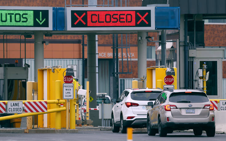 Μέχρι τέλη Σεπτέμβρη κλειστά τα διεθνή σύνορα του Καναδά