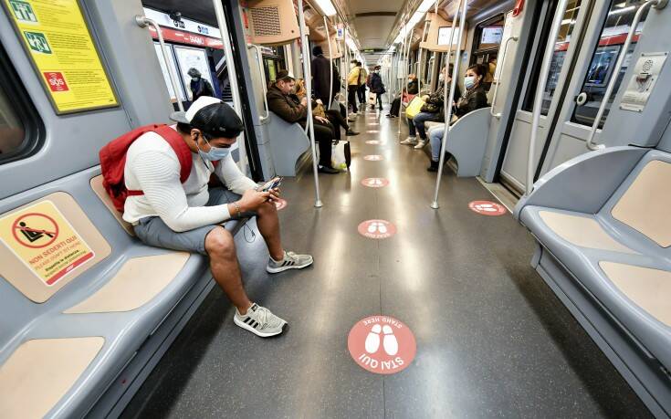 Iταλία - Κορονοϊός: Το μετρό στο Μιλάνο θα συντονίζει την κοινωνική αποστασιοποίηση