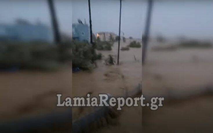 Συγκλονιστικό βίντεο από τις πλημμύρες στην Εύβοια