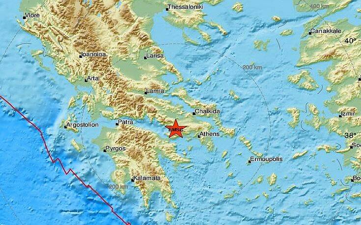 Σεισμός τώρα στον Κορινθιακό - Αισθητός και στην Αθήνα